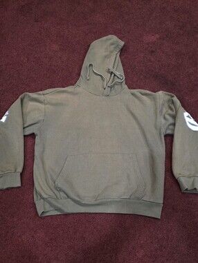 Forever 21 Men's Olive Green Crewneck Hoodie
